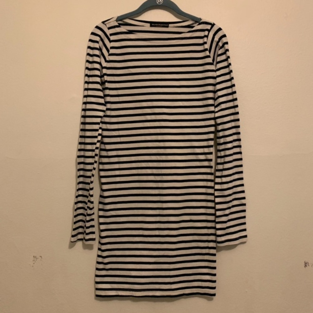 Brandy Melville Striped Long Sleeved Dress